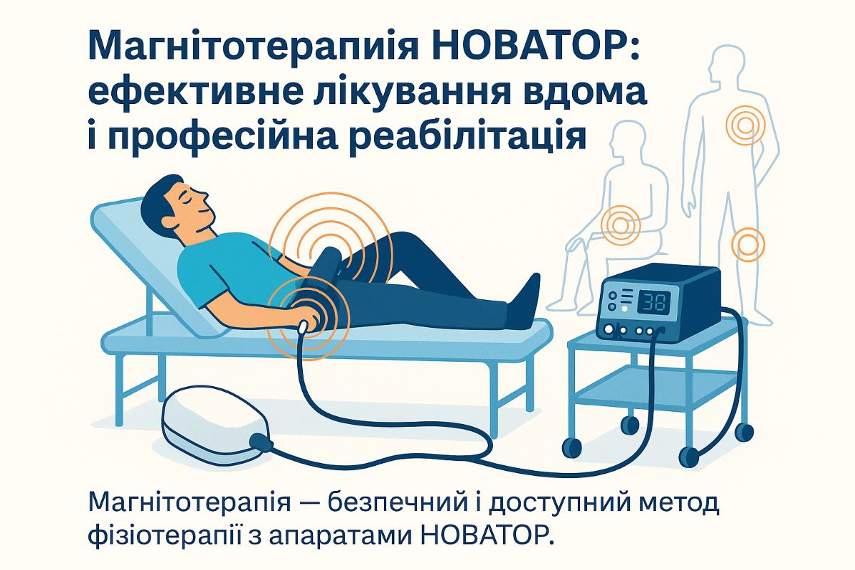 Магнитотерапия НОВАТОР — домашнее лечение и профессиональная реабилитация