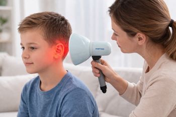 Красная лампа для локального прогревания