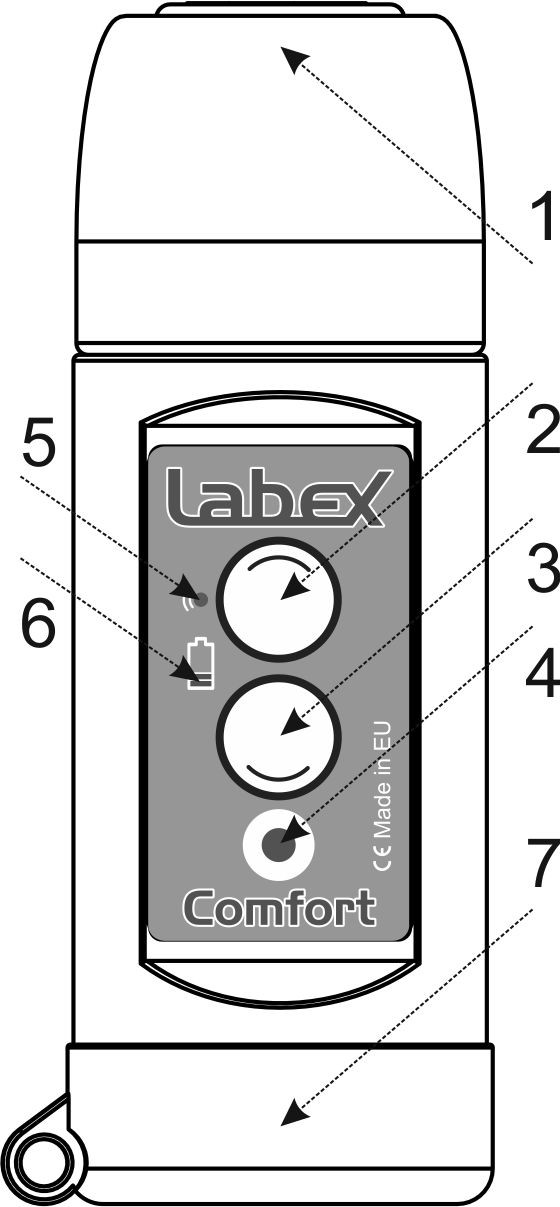 Электронная гортань Labex Comfort — конструкция