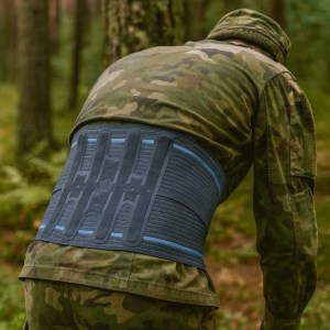 Корсет попереково-крижовий Aurafix AO-61 з 4 металевими ребрами