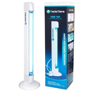 Бактерицидний опромінювач OBB 15P на пластиковій підставці