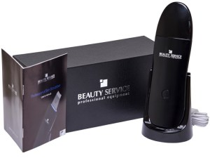 Ультразвуковий скрабер Beauty Service білий для чистки обличчя
