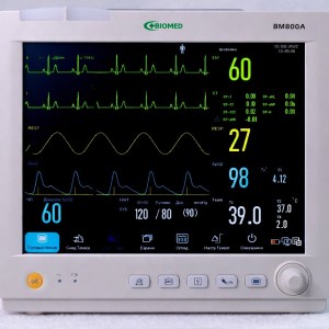 Монітор пацієнта БІОМЕД BM800A + модуль ІАТ – сенсорний 12.1"