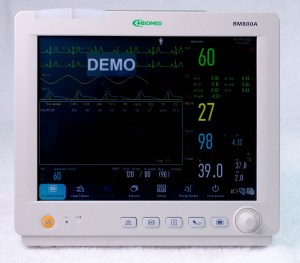 Монітор пацієнта БІОМЕД BM800A – сенсорний монітор 12.1"