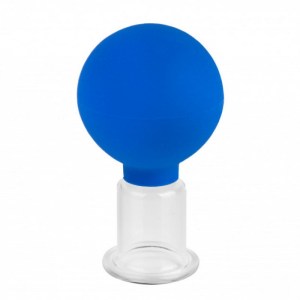 Банки масажні скляні з грушею ПВХ